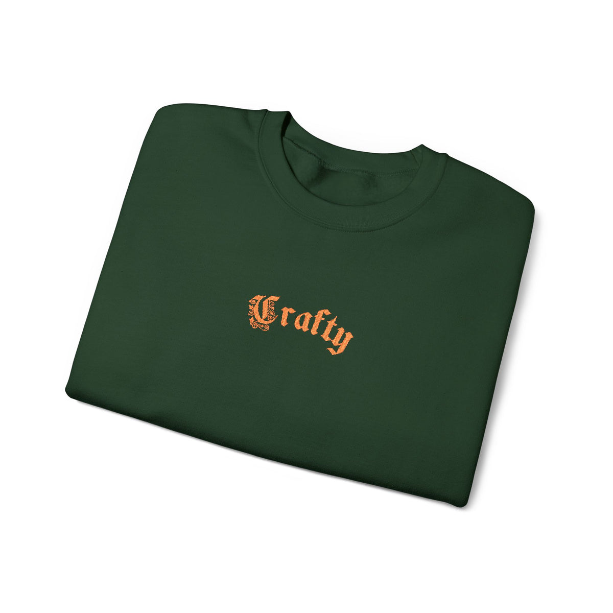Crafty Embroidered Crewneck Sweatshirt
