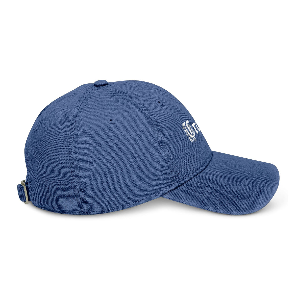 Crafty Embroidered Denim Hat