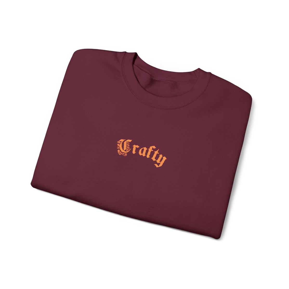 Crafty Embroidered Crewneck Sweatshirt