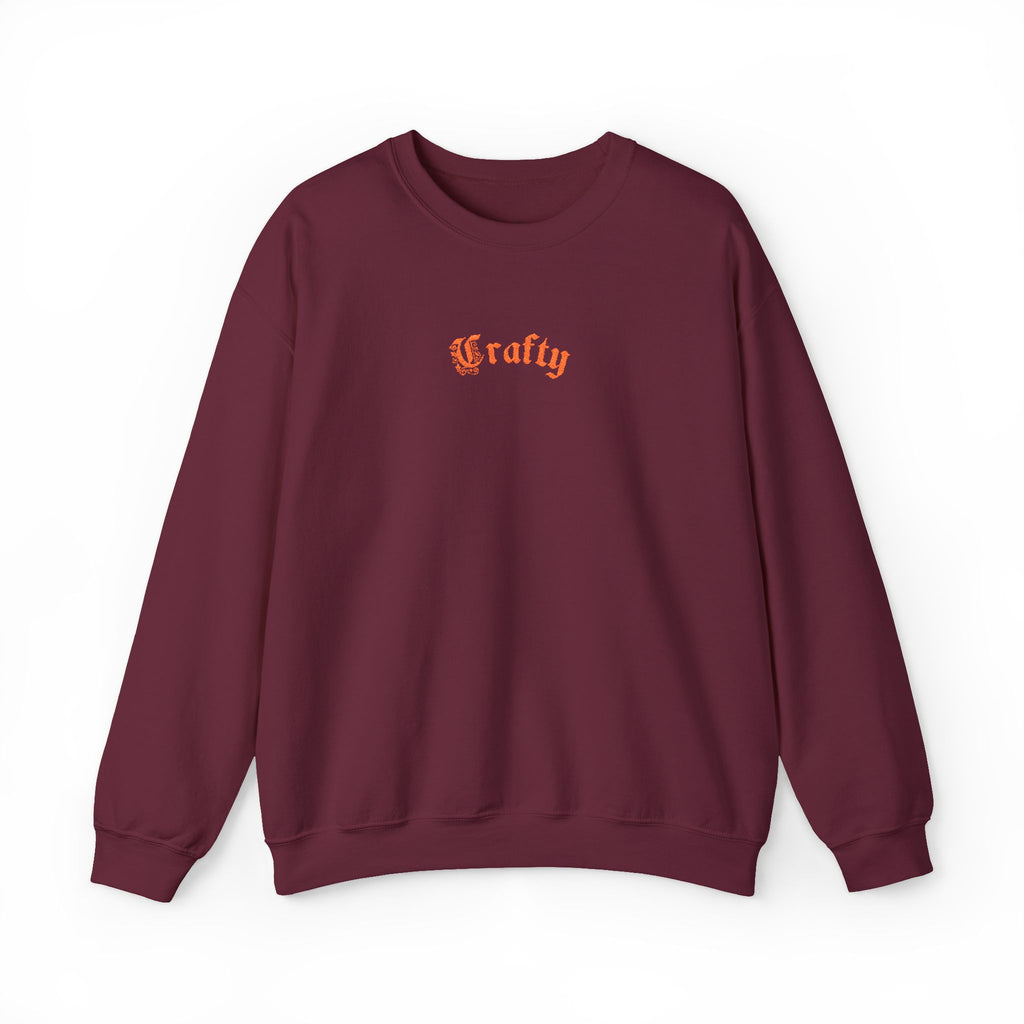Crafty Embroidered Crewneck Sweatshirt