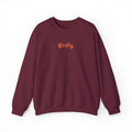 Crafty Embroidered Crewneck Sweatshirt